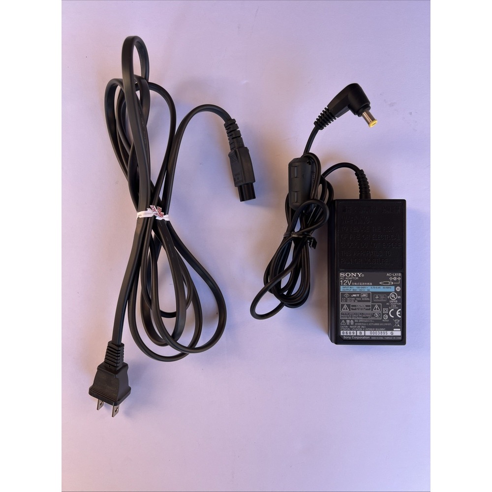 Genuine OEM Sony Charger AC Power Adapter AC-LX1B 12V 3A